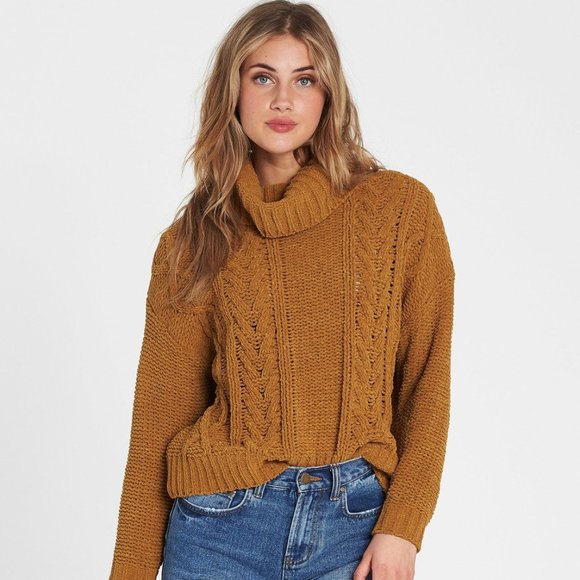 🔶🔸BILLABONG ON A ROLL CHENILLE SWEATER🔸🔶 - Picture 2 of 12
